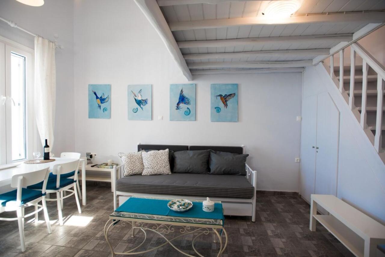 Willa Traditional Split Level House In Mykonos Town Zewnętrze zdjęcie