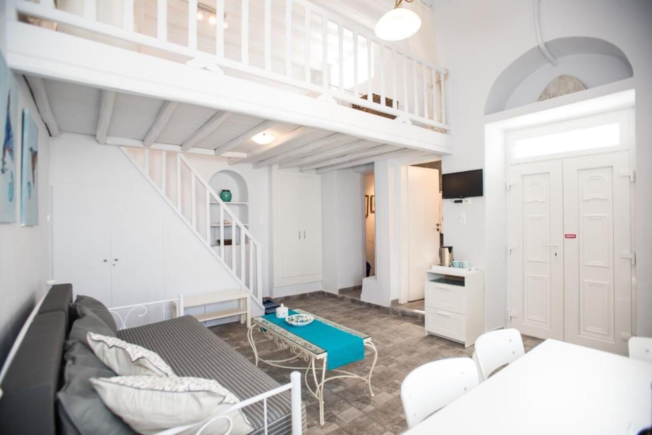 Willa Traditional Split Level House In Mykonos Town Zewnętrze zdjęcie